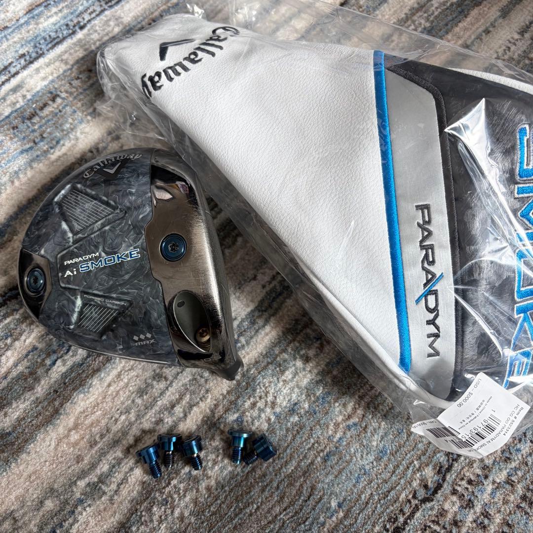 AIスモークトリプルダイヤmax 10.5度　ヘッド単品　ウエイト5個付