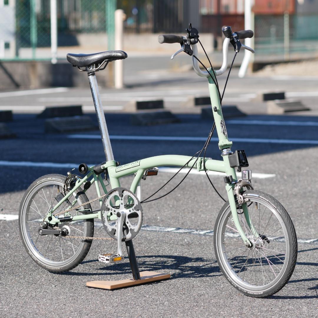 英国製　ブロンプトン　セージグリーン　廃盤色　　M3L　外装変速カスタム対応