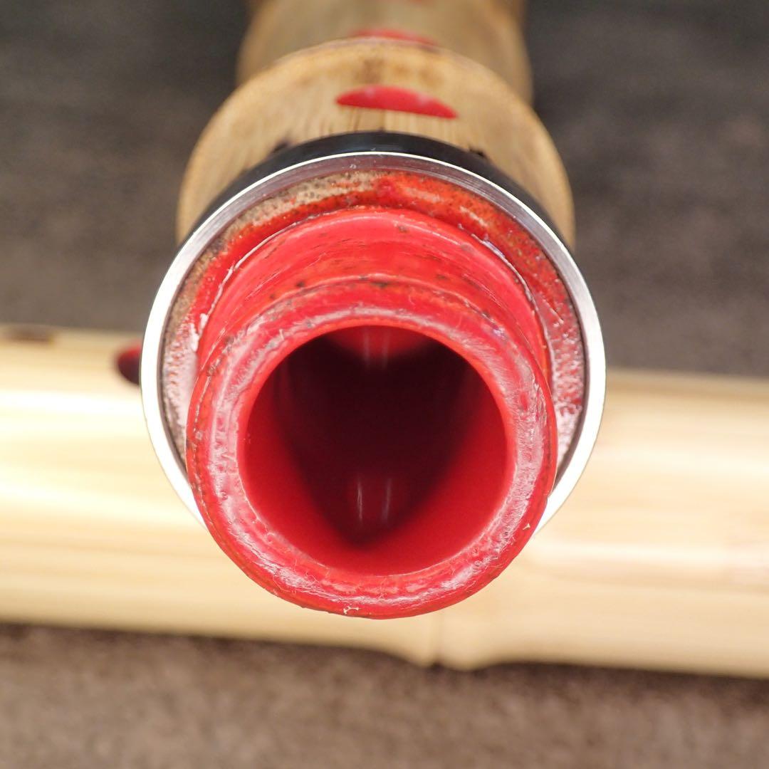 尺八 高級合竹曲管 蝴蝶 一尺五寸管(F管)