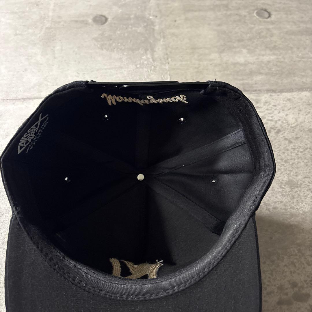 MONDAYSUCK YANKEES キャップ ブラック 刺繍ロゴ NY