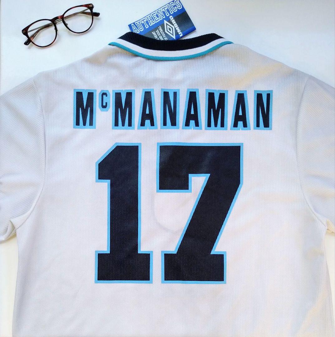 タグ付き未使用【UMBRO】イングランド代表96（H）#17 McMANAMAN
