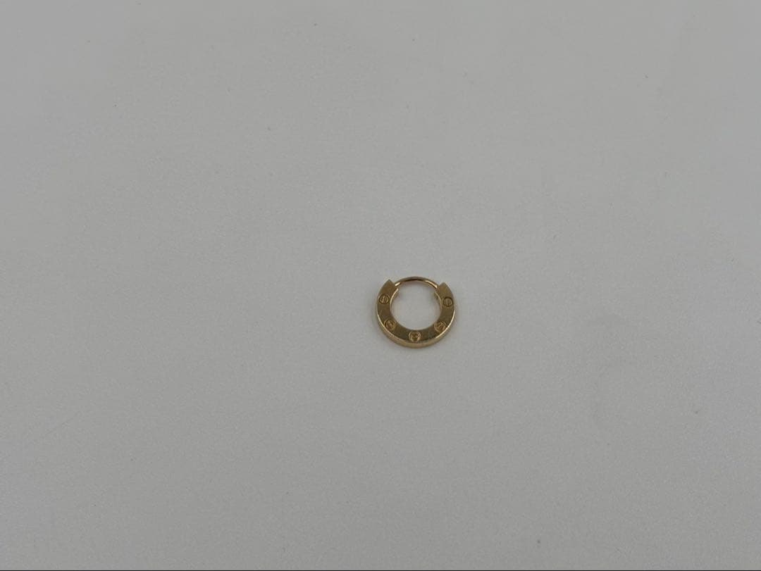 Cartier ラブフープ ピアス K18 Au750/URL786