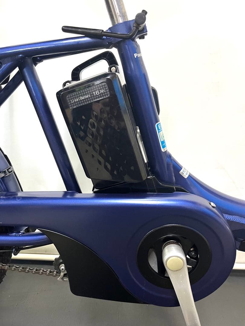 1年保証　新型　パナソニック　ギュット　20インチ　紺色　電動アシスト自転車