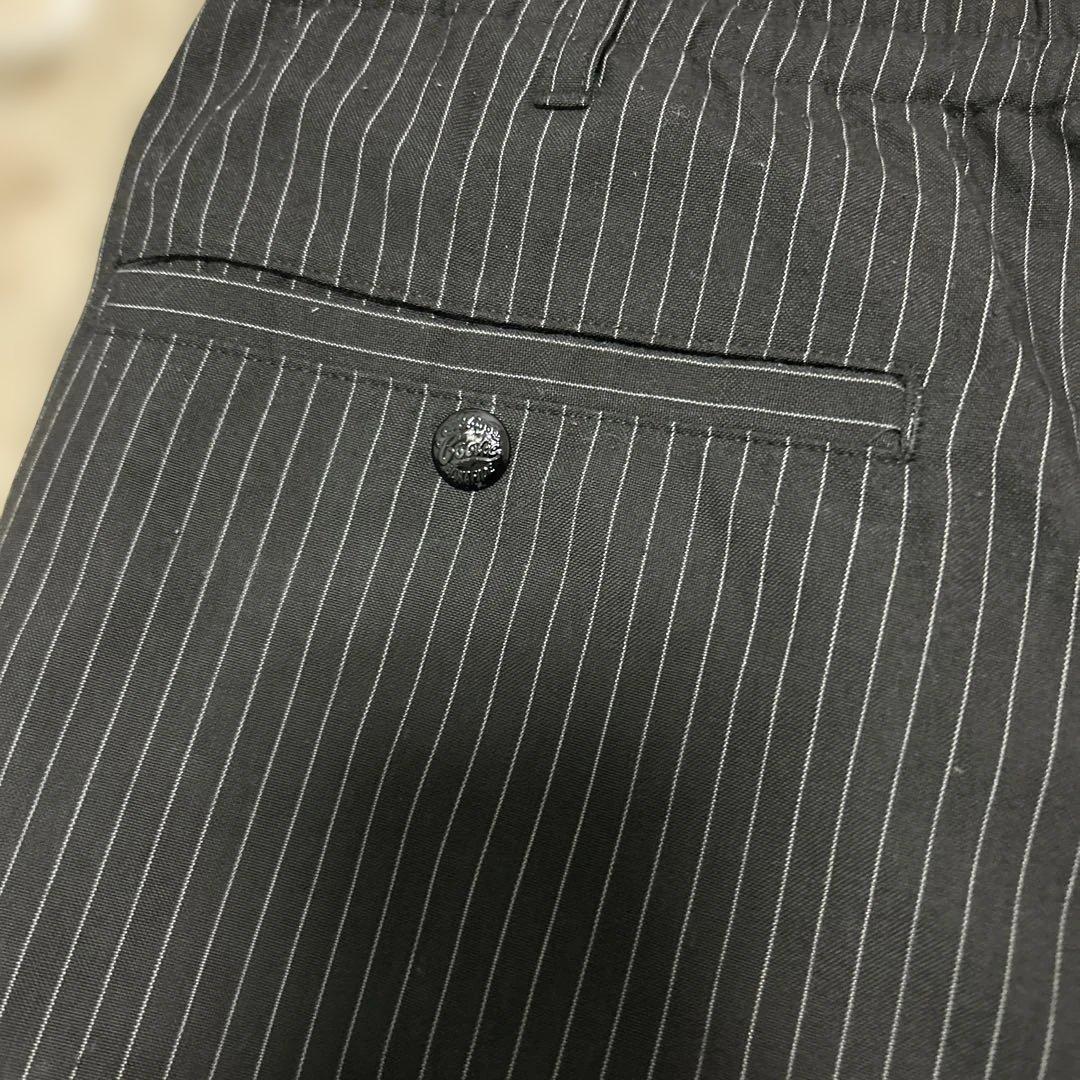 COOTIE PRODUCTIONS ストライプスラックス Lサイズ