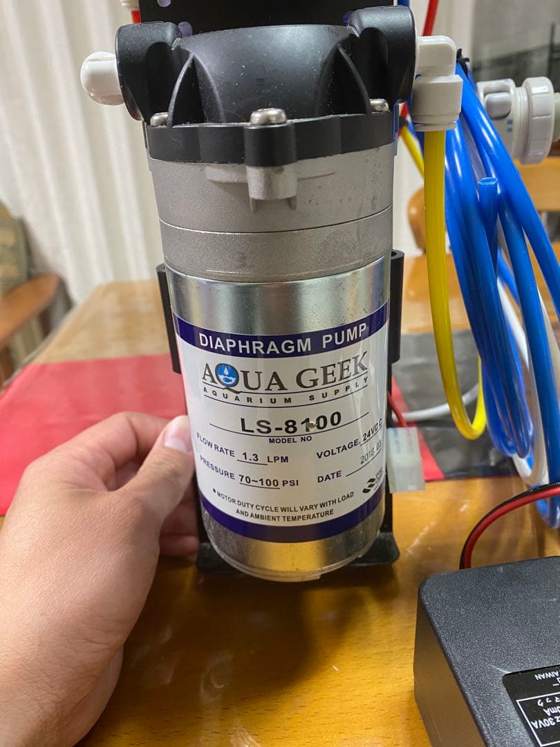 クロノスレイン アクアギーク RO浄水器 加圧ポンプ付き RO水