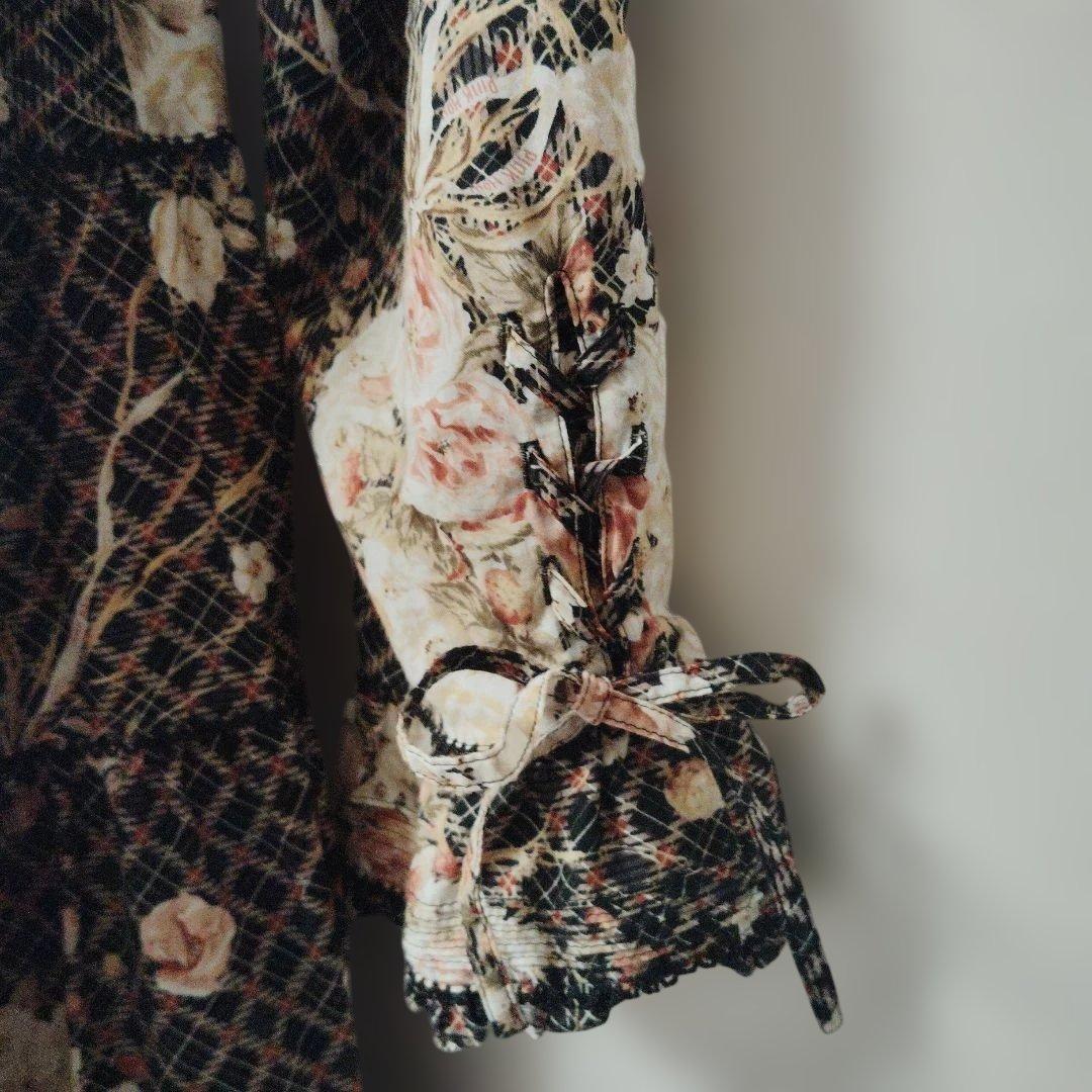 ♡うさぎコサージュ付き♡ 美品ピンクハウス　ロングワンピース