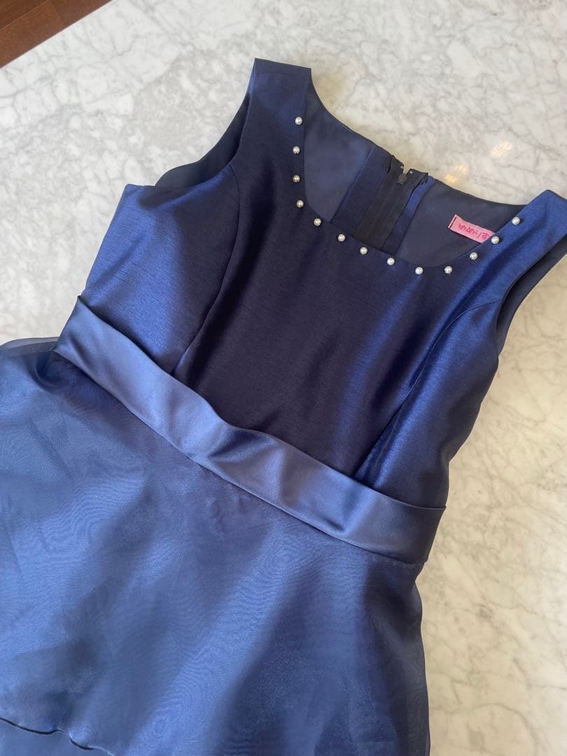 ゆめりすと 発表会ドレス ネイビー サイズ 160