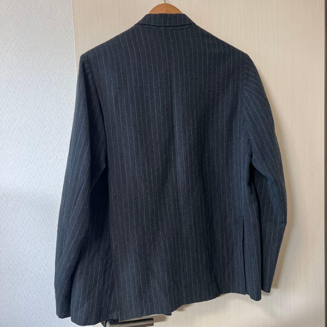 21AW A.PRESSE ストライプ ダブルブレステッドジャケット　サイズ2
