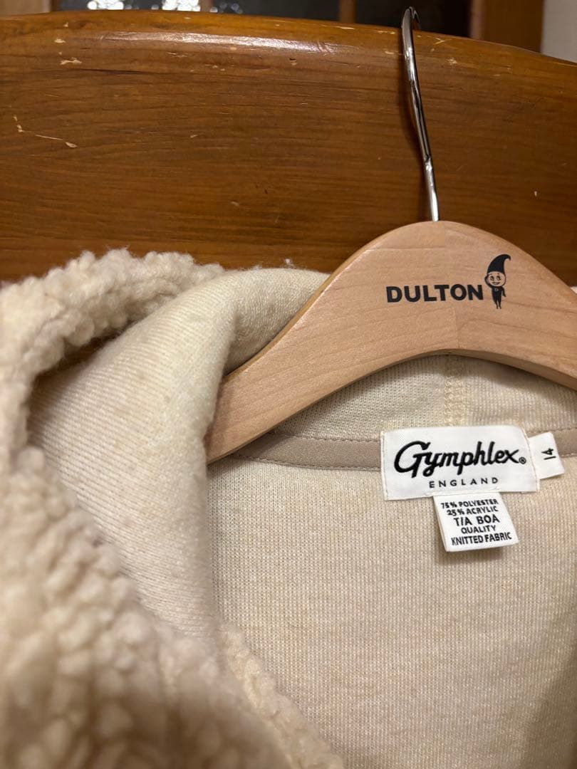 K*K様 Gymplehx フード付きボアベスト ホワイト