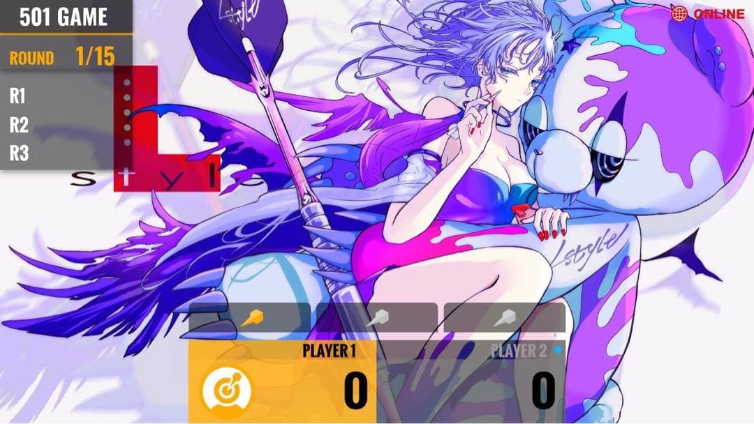 つん 【ダーツ】L-Style 限定100枚テーマ入りフェニックスカード