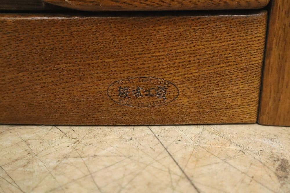 【浜本工芸】ナラ材・No.1100チェストA・サイドチェスト6段