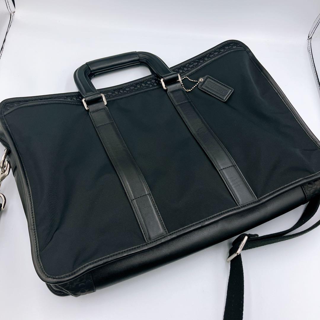 【ほぼ新品•タグ付き】コーチ　2way ビジネスバッグ　F71118