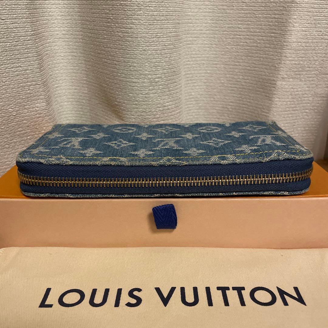 ルイヴィトン　デニム　ジッピーウォレット