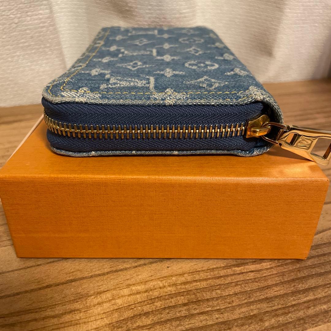 ルイヴィトン　デニム　ジッピーウォレット
