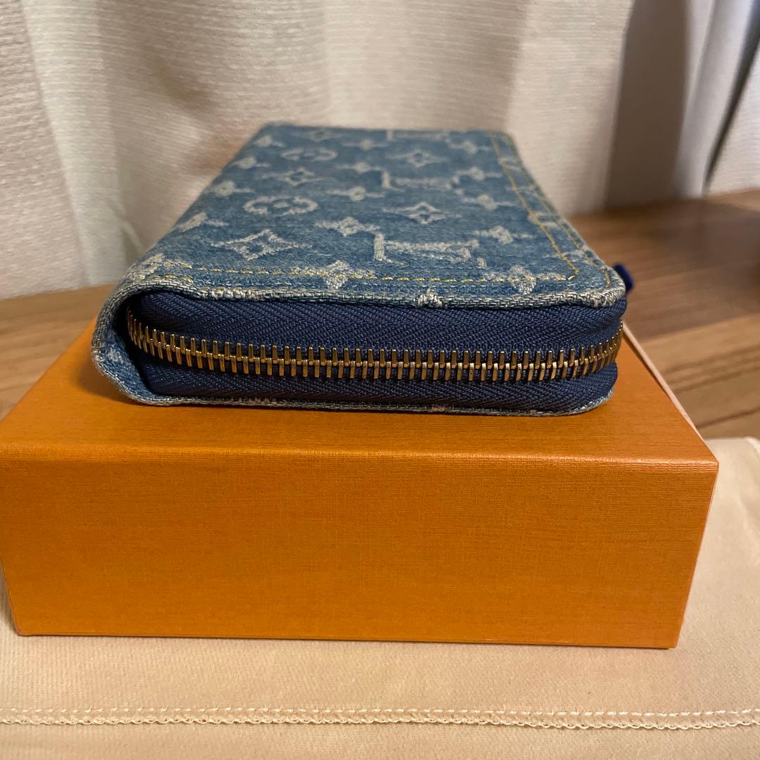 ルイヴィトン　デニム　ジッピーウォレット