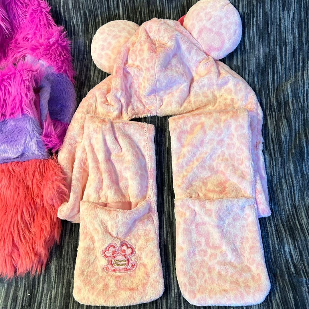 ディズニー　マフラーキャップ　ミニー（レア）