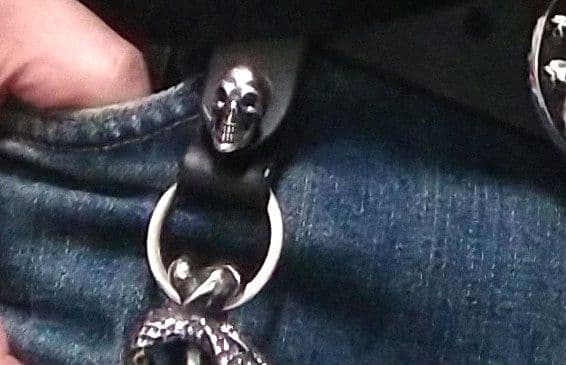 ピンズ コンチョ ガボール GABORATORY スカル ベルトループ