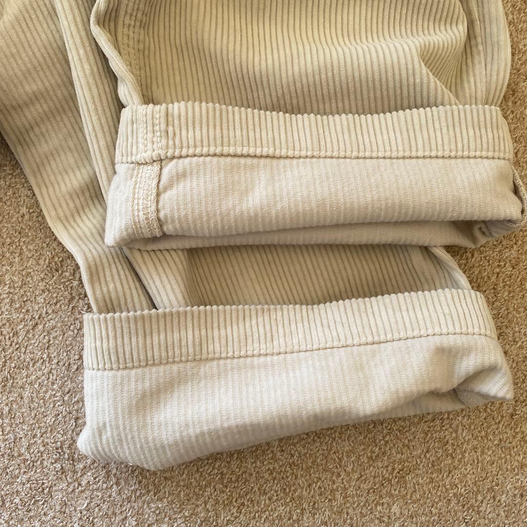 シシクイコーデュロイベーカーパンツ サイズ38 ベージュ