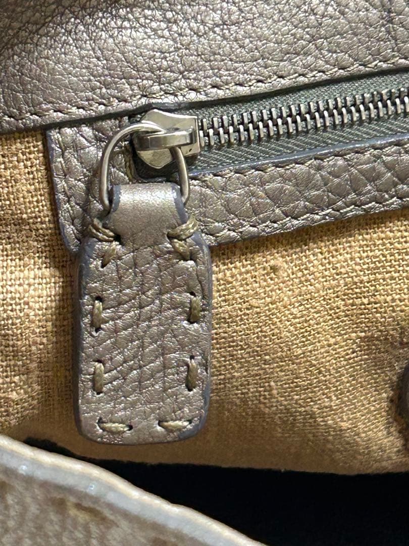 Fendi Selleria ハンドバッグ グレー