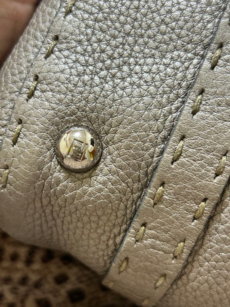 Fendi Selleria ハンドバッグ グレー