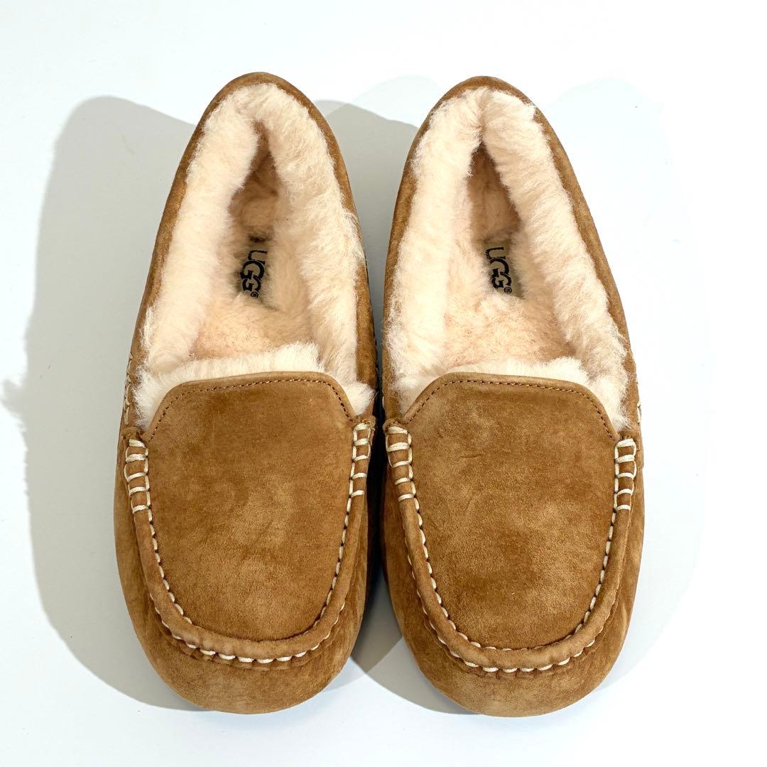 未使用級✨ UGG アグ ANSLEY アンスレー モカシン ブラウン 23cm