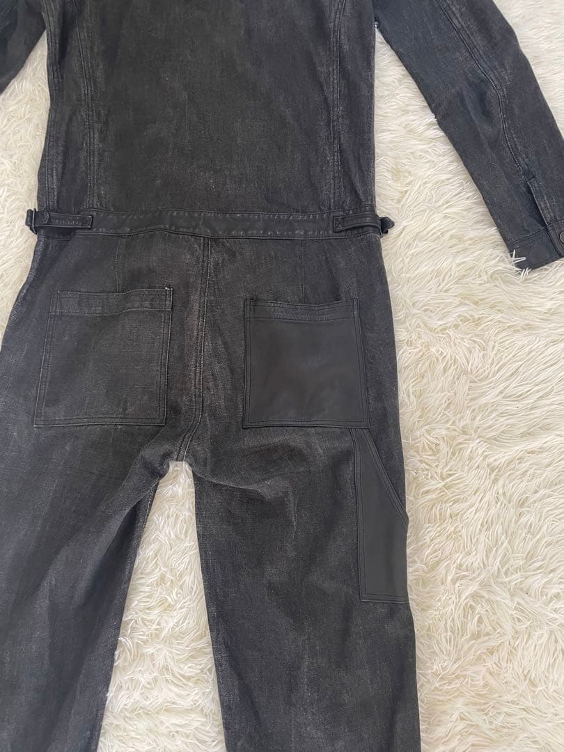 BACKLASH バックラッシュ デニム オールインワン ツナギ つなぎ 黒L