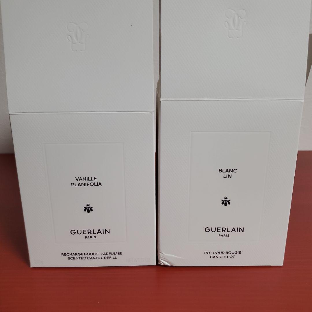 新品◆ GUERLAIN ゲランのキャンドルとキャンドルホルダー