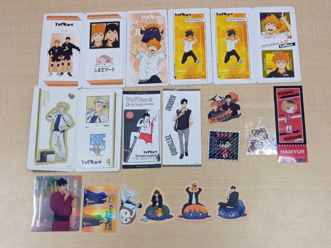 ❶ハイキュー‼︎ 色紙 紙類 缶バッジ もちマスコットなど 大量 まとめ売り