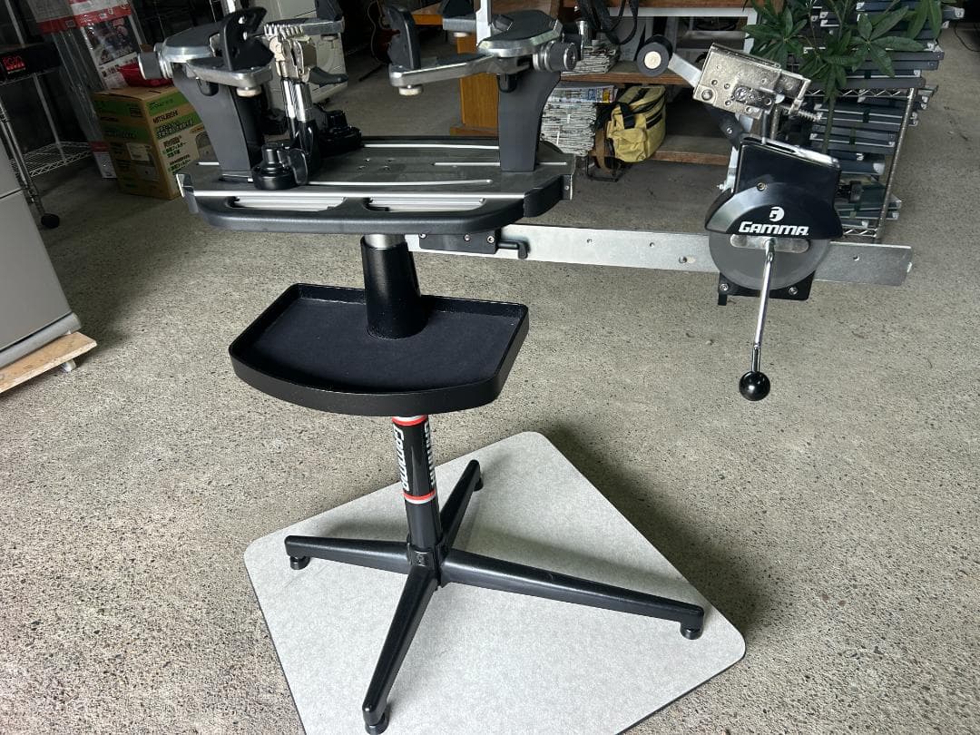 【美品・米国購入】GAMMA 5003 ストリングマシン 6点支持 ガット張り機