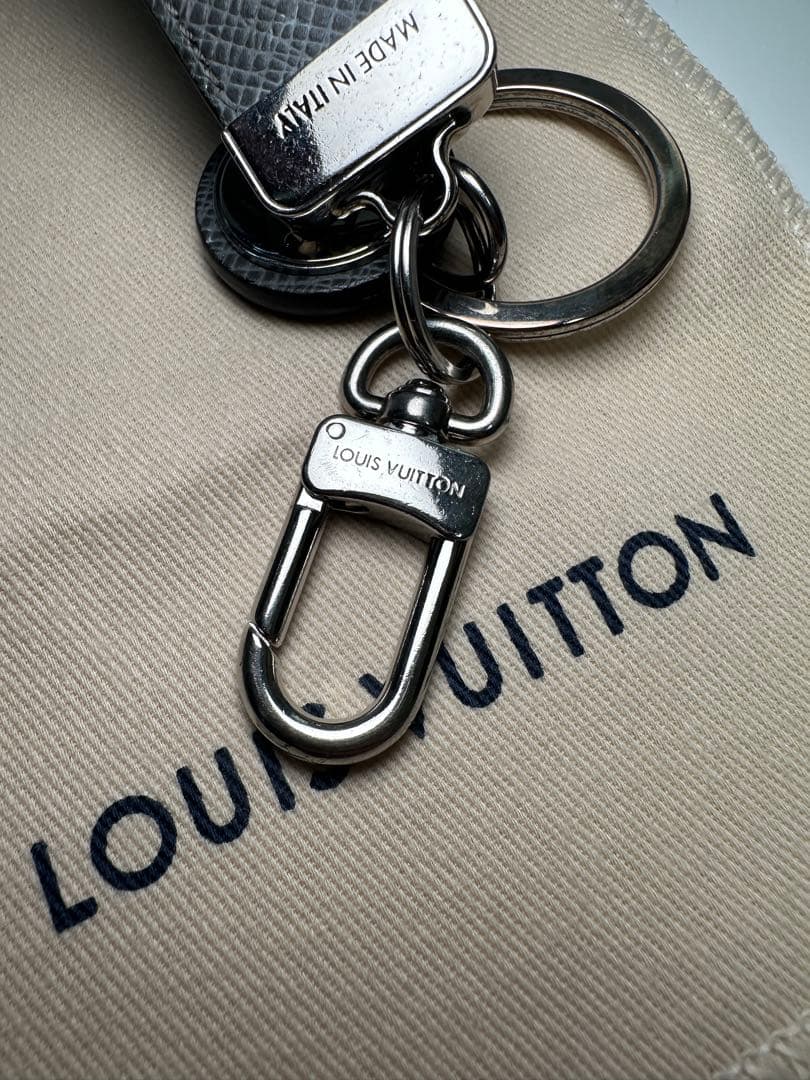 【ルイ・ヴィトン】 訳ありレザー キーホルダー