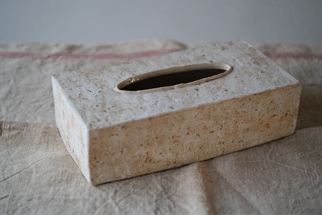 内田鋼一 陶器 ティッシュボックス