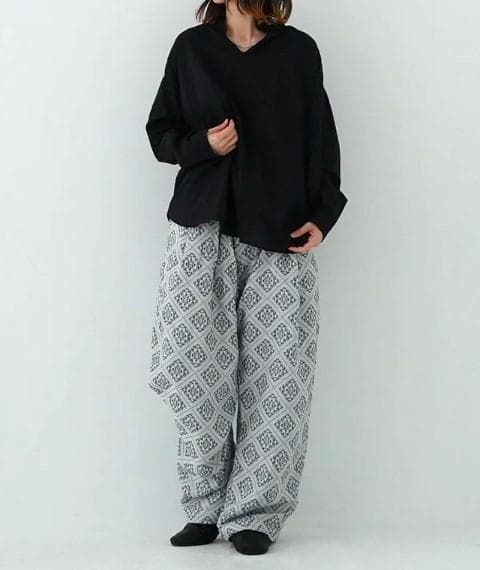 OUTIL ウティ PANTALON CUERS アシンメトリーパンツ 0