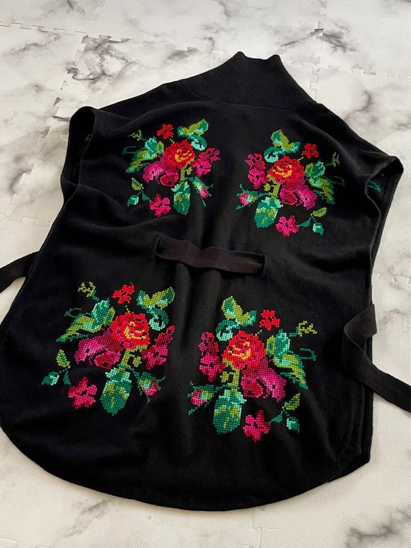 【3.1フィリップリム】クロスステッチフローラルウールプルオーバー