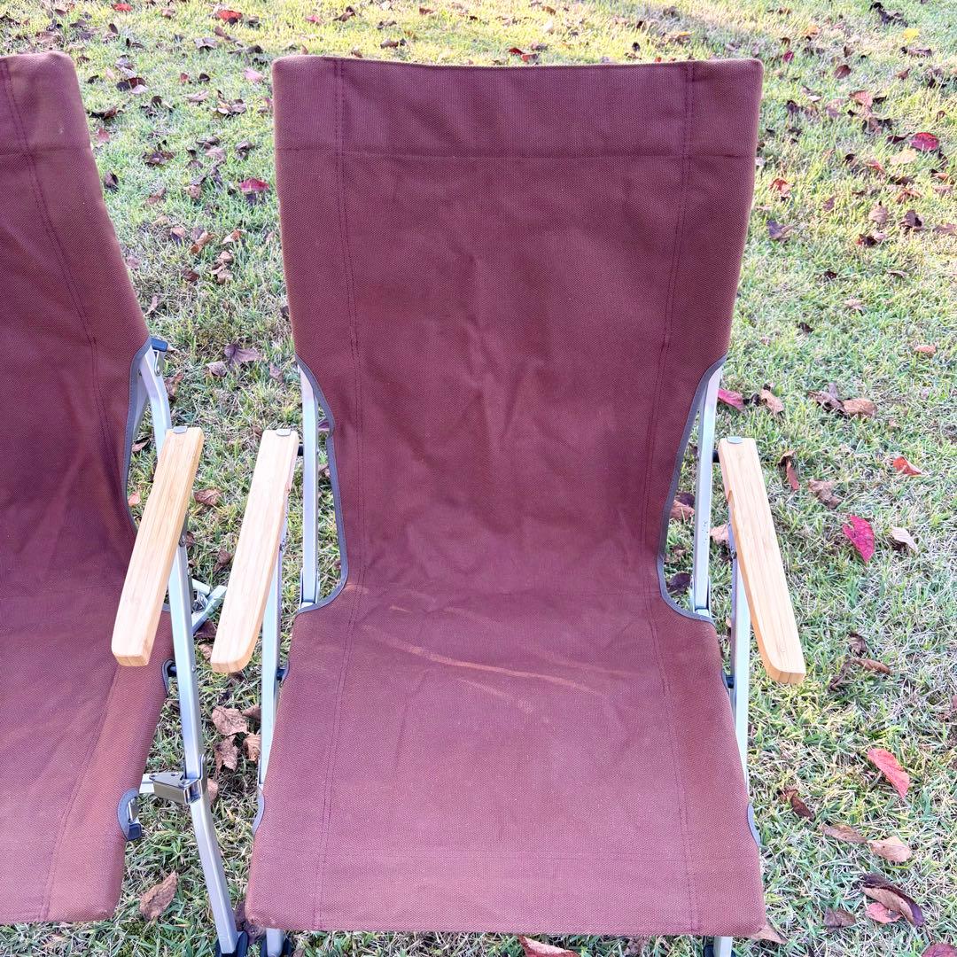 【美品】 peak スノーピーク ローチェア30 ブラウン