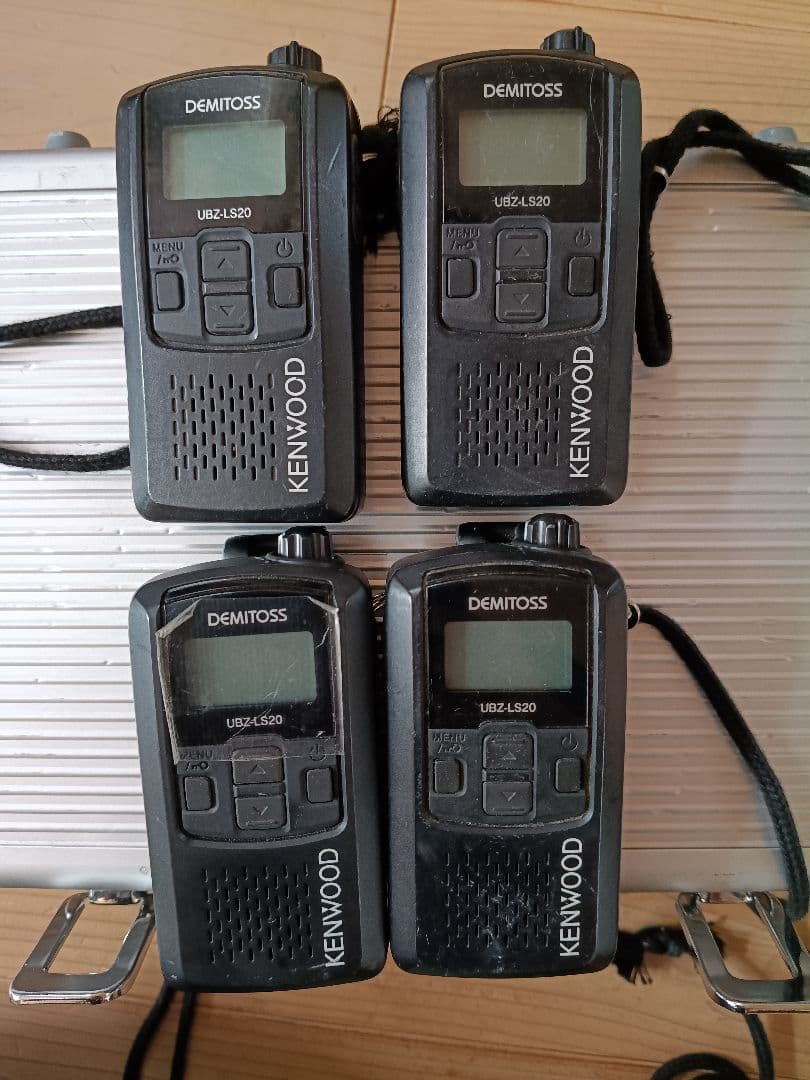 KENWOOD UBZ-LS20 ブラック トランシーバー×4台