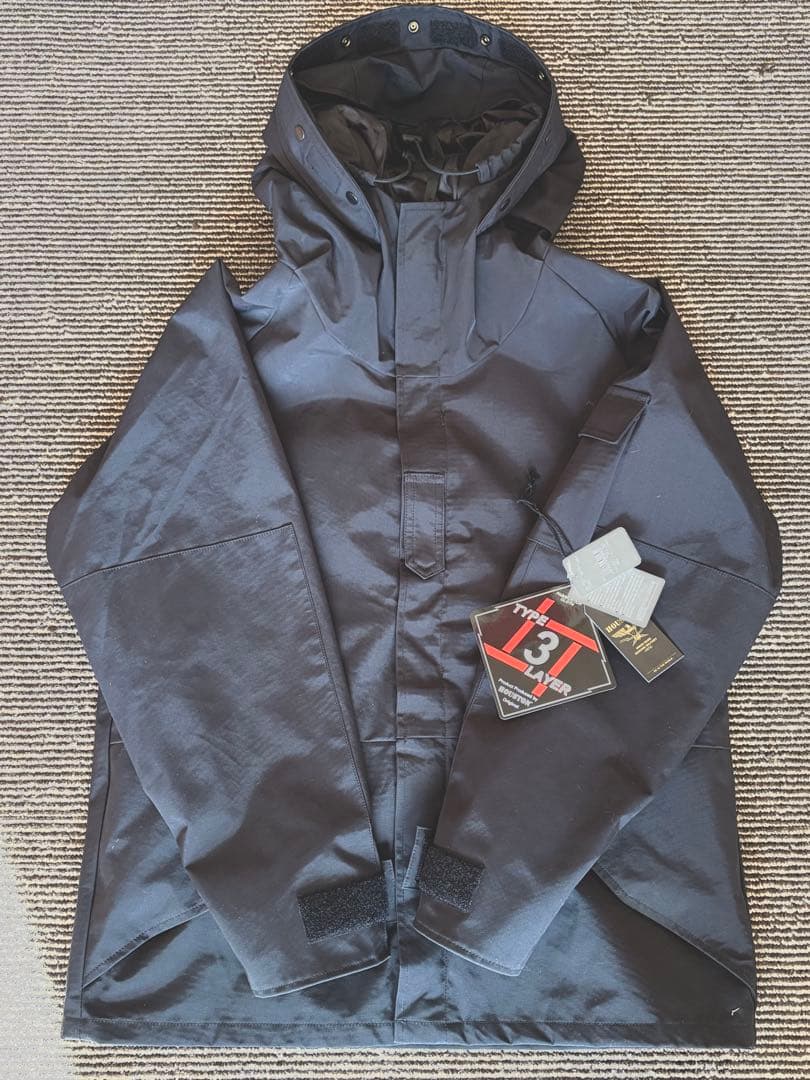美品 HOUSTON 50311 ECWCS PARKA ブラック Lサイズ