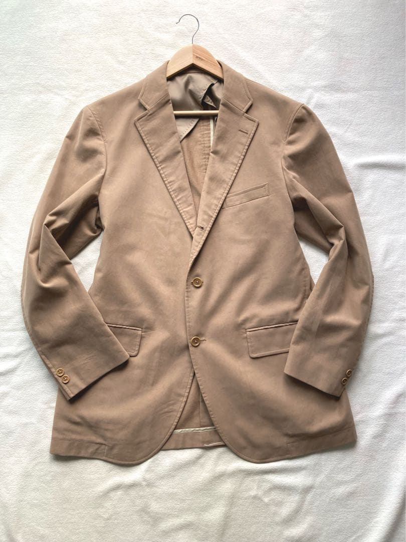 サメオJ.PRESS ジャケット　サイズLL ブラウン　美品　段折　背抜