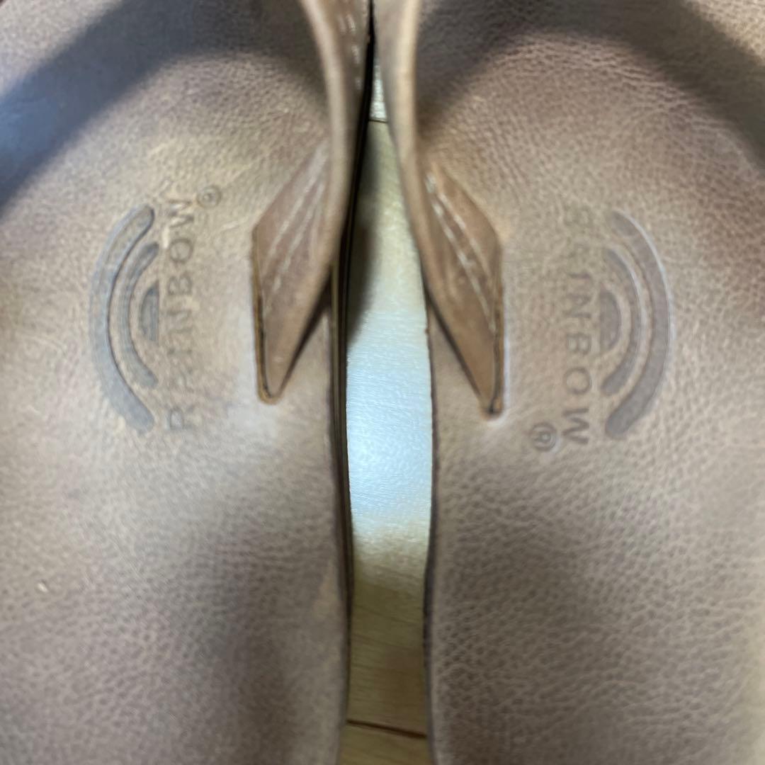 レインボーサンダル　ラグジュアリーレザー　ダブルレイヤー