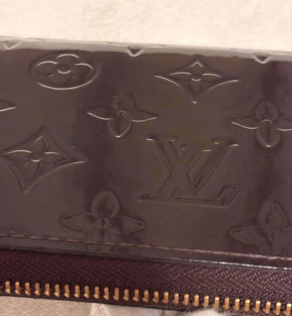 Louis Vuitton ヴェルニ長財布 パープル