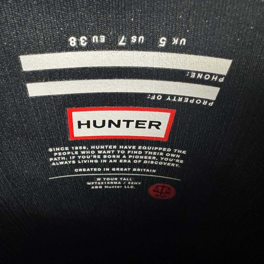 ☆未使用　HUNTER　レインブーツ　オリジナルツアー WFT2210RMA