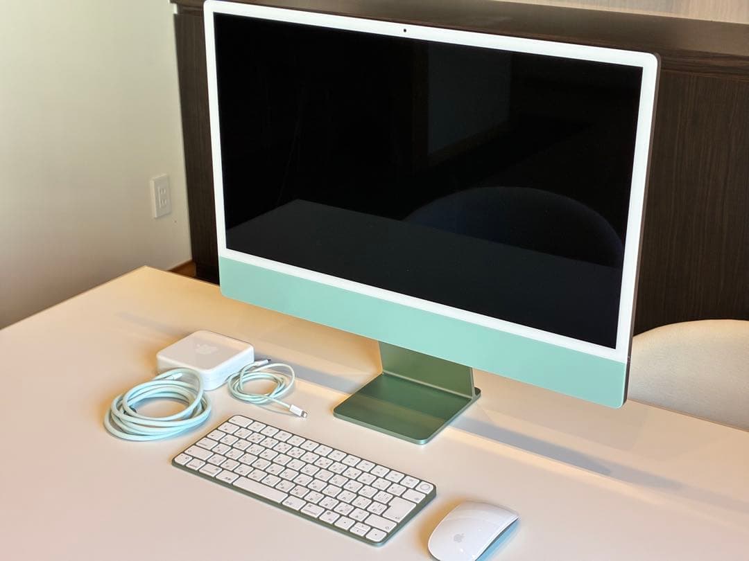 Apple iMac 24インチ/M1 2021/8G/256G ミントグリーン