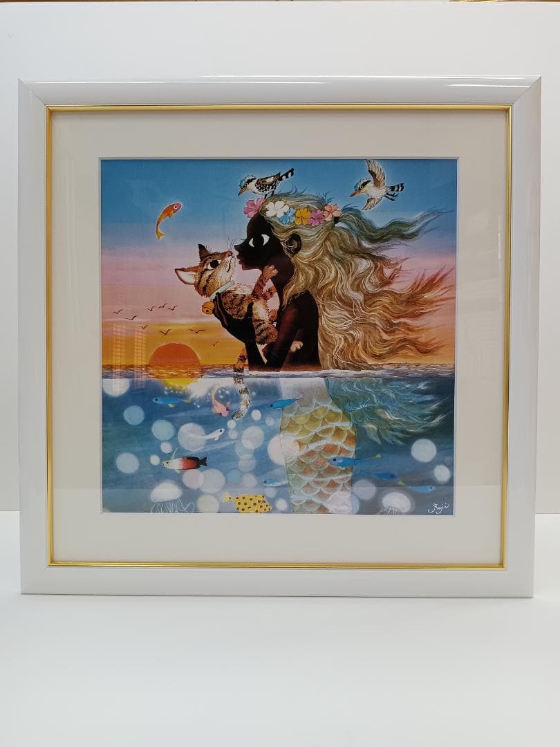 ■新品未使用■　藤城清治額入りポスター　2点おまとめ