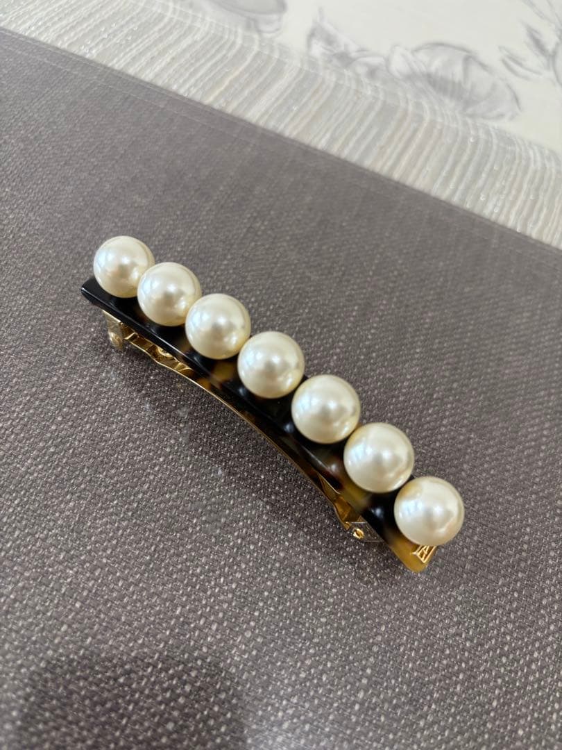 期間限定新品アレクサンドルドゥパリ銀座SIX人気パールバレッタ8cmトーキョー