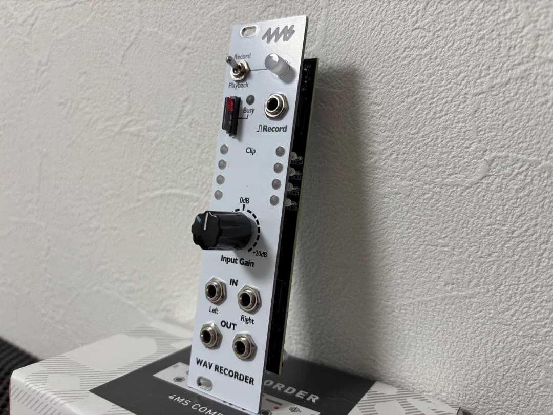 4ms WAV Recorder ユーロラック モジュラーシンセ