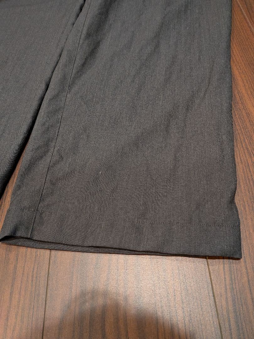 パンツ Cornier Super130'sWORSTEDWOOL WIDE PANTS