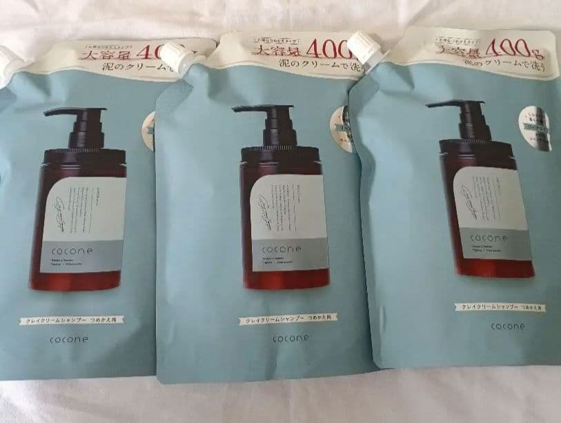 ココネクレイクリームシャンプーリペア新パッケージ 400g 3個セット