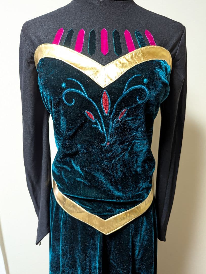 アナ雪コスプレ衣装　エルサ　戴冠式　Dハロ