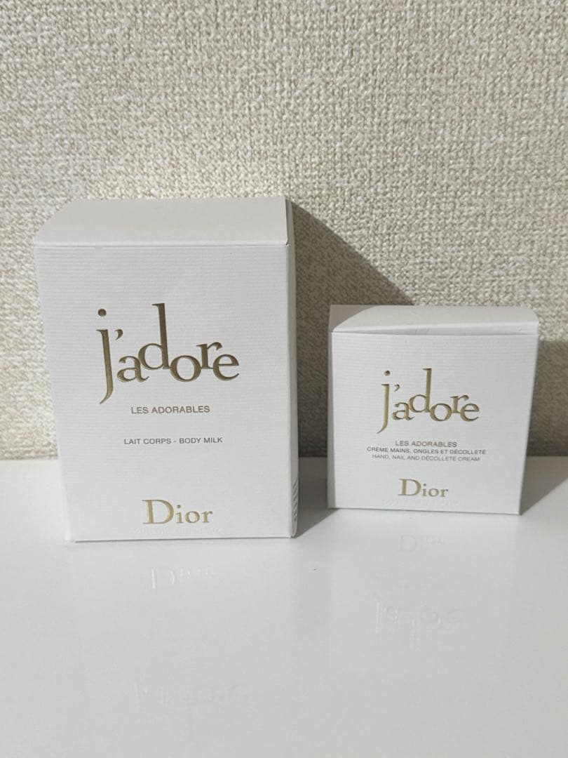 【新品未開封】DIOR ジャドール ボディクリームハンドクリームギフトBOX付