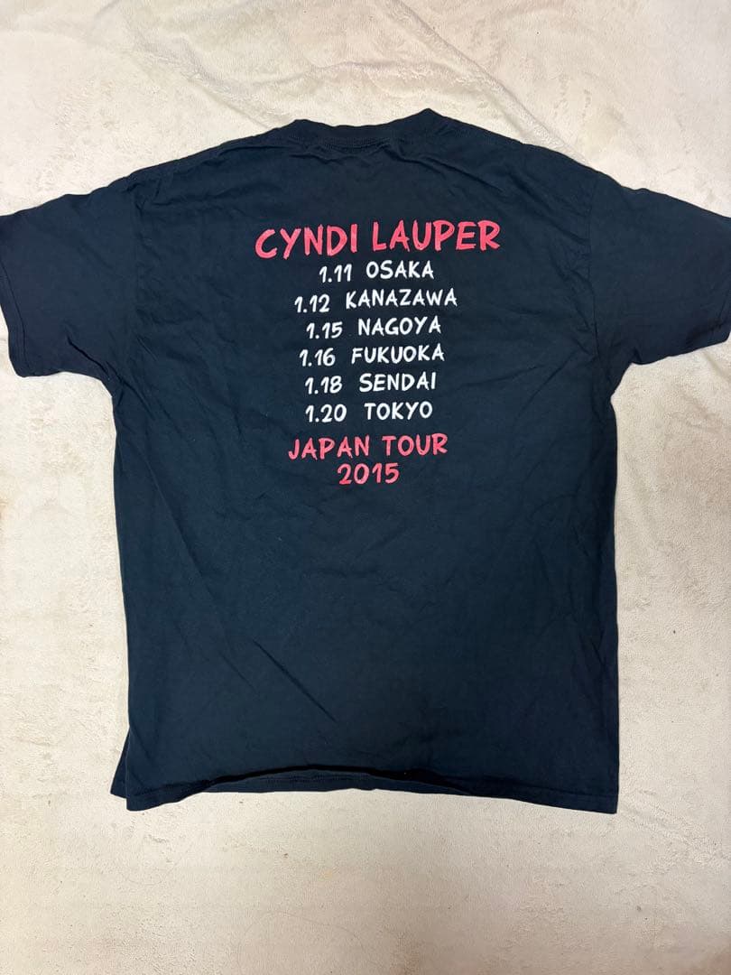 Cyndi Lauper （シンディ・ローパー）ライブグッズTシャツ