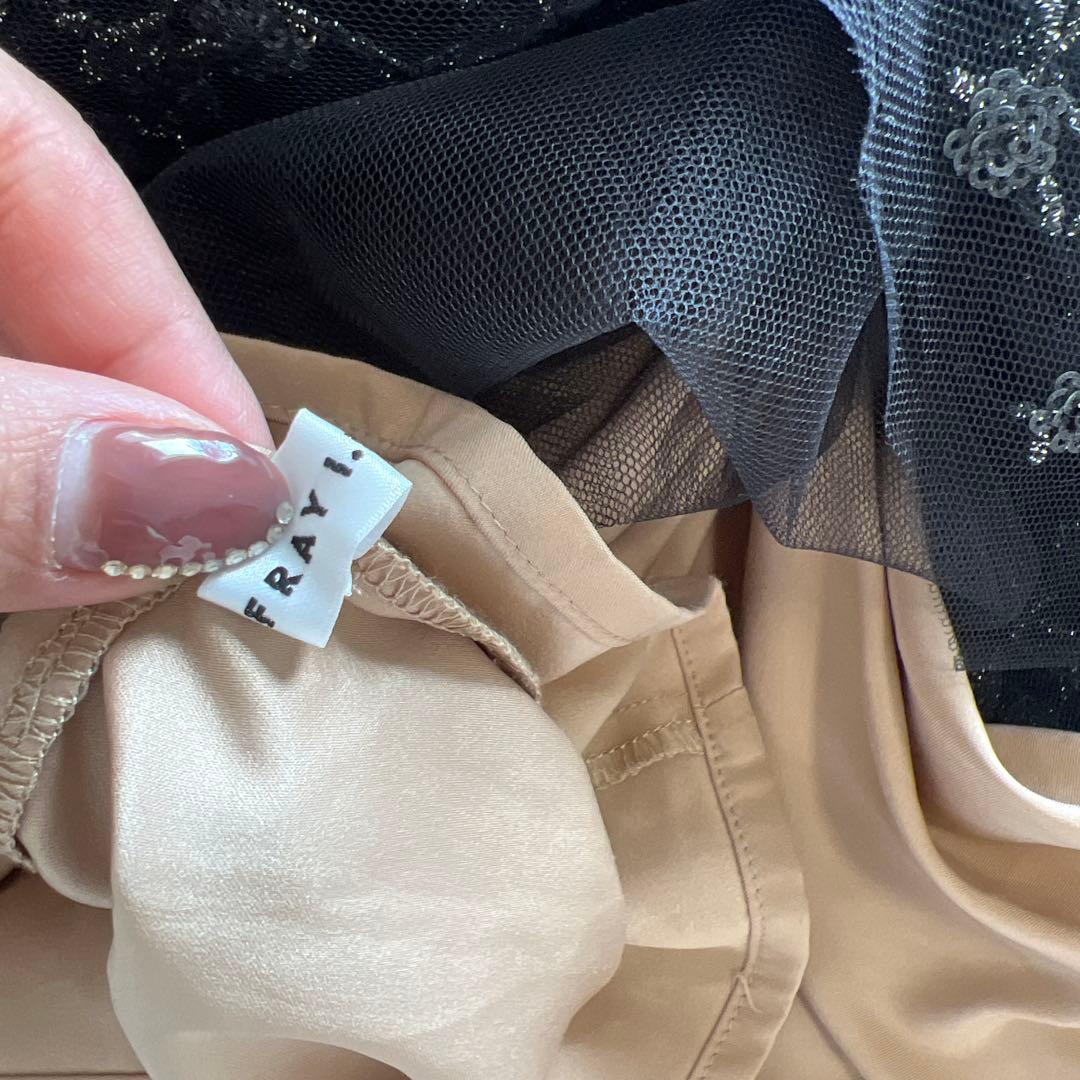 FRAYI.D フレイアイディーグリッターシークインドレス